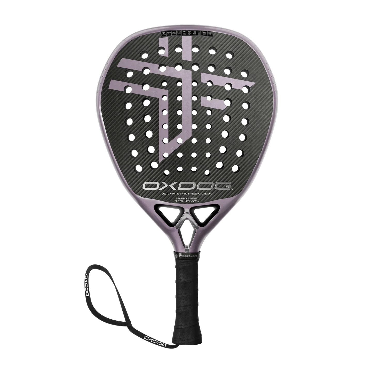 Pala de Padel Oxdog ULTIMATE PRO+ Negro / Purpura 2026