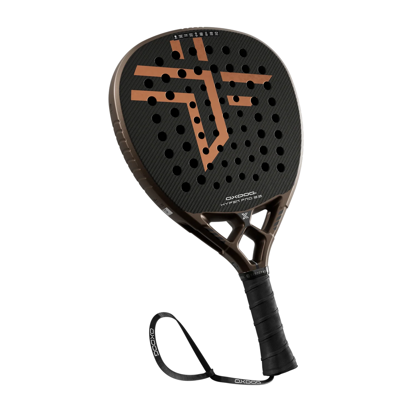 Pala de Padel Oxdog HYPER PRO 2.0 Cafe / Negro 2026