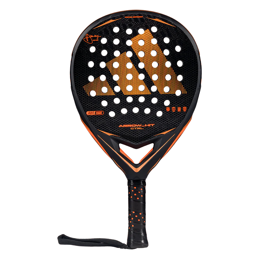 Pala De Padel Adidas Arrow Hit Carbon Ctrl Anthracite / Orange 2026