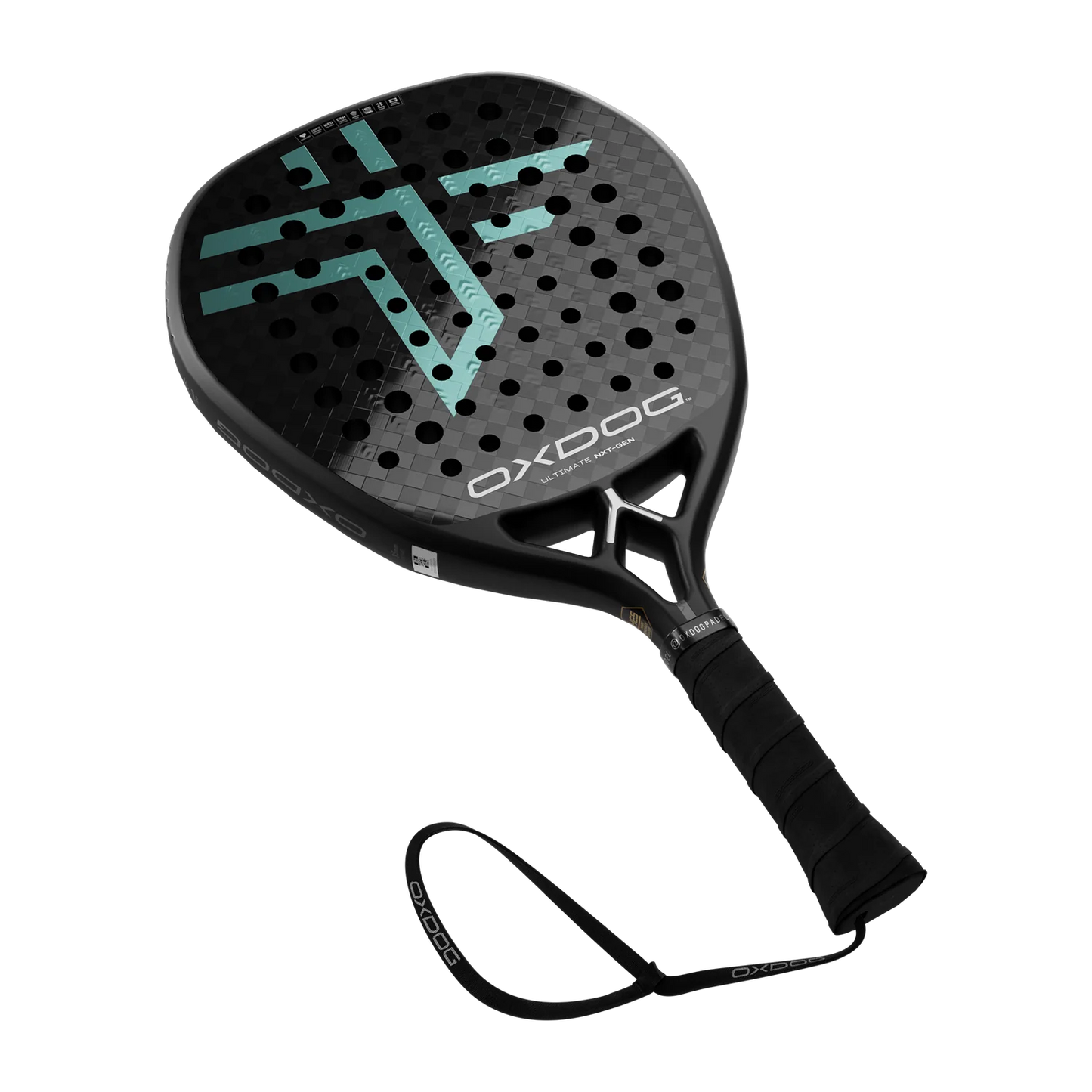 Pala de Padel Oxdog ULTIMATE NXT-GEN Negro / Turquesa 2026